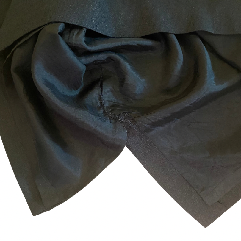 Vintage Classic Black Pencil Skirt (10)