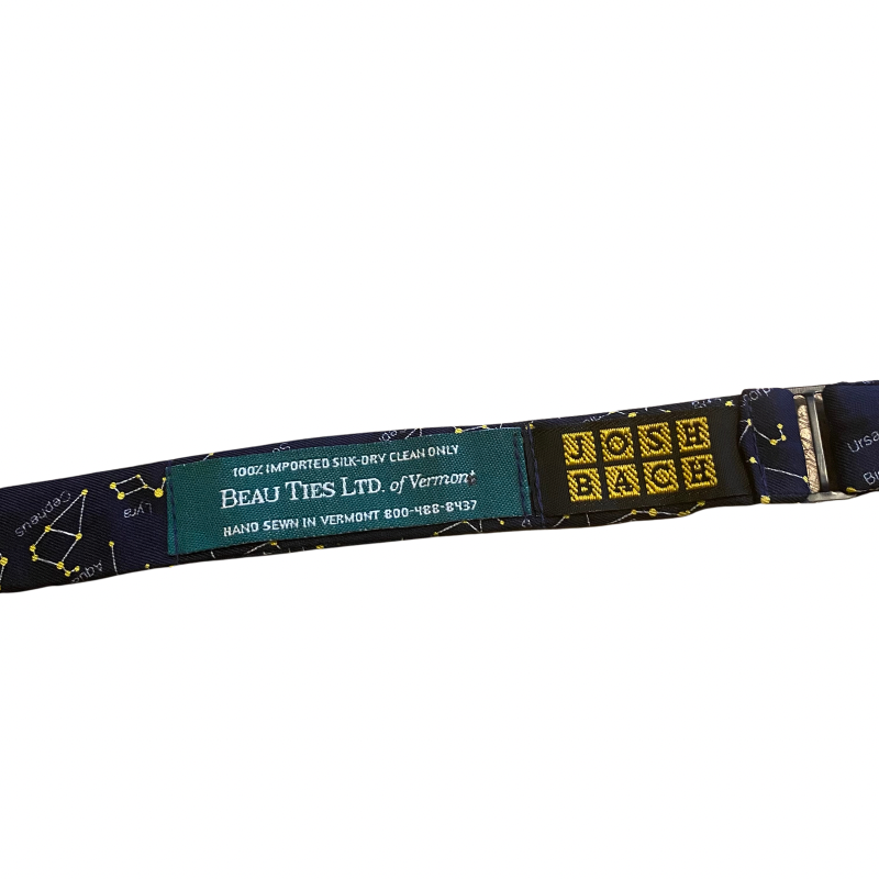 “Written in the Stars” Constellation Silk Self-Tie Bow Tie