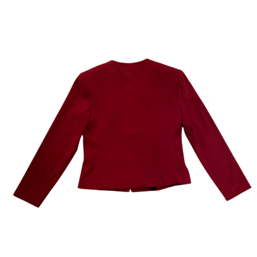 Vintage Positive Attitude Burgundy & Black Velvet Jacket (8P)