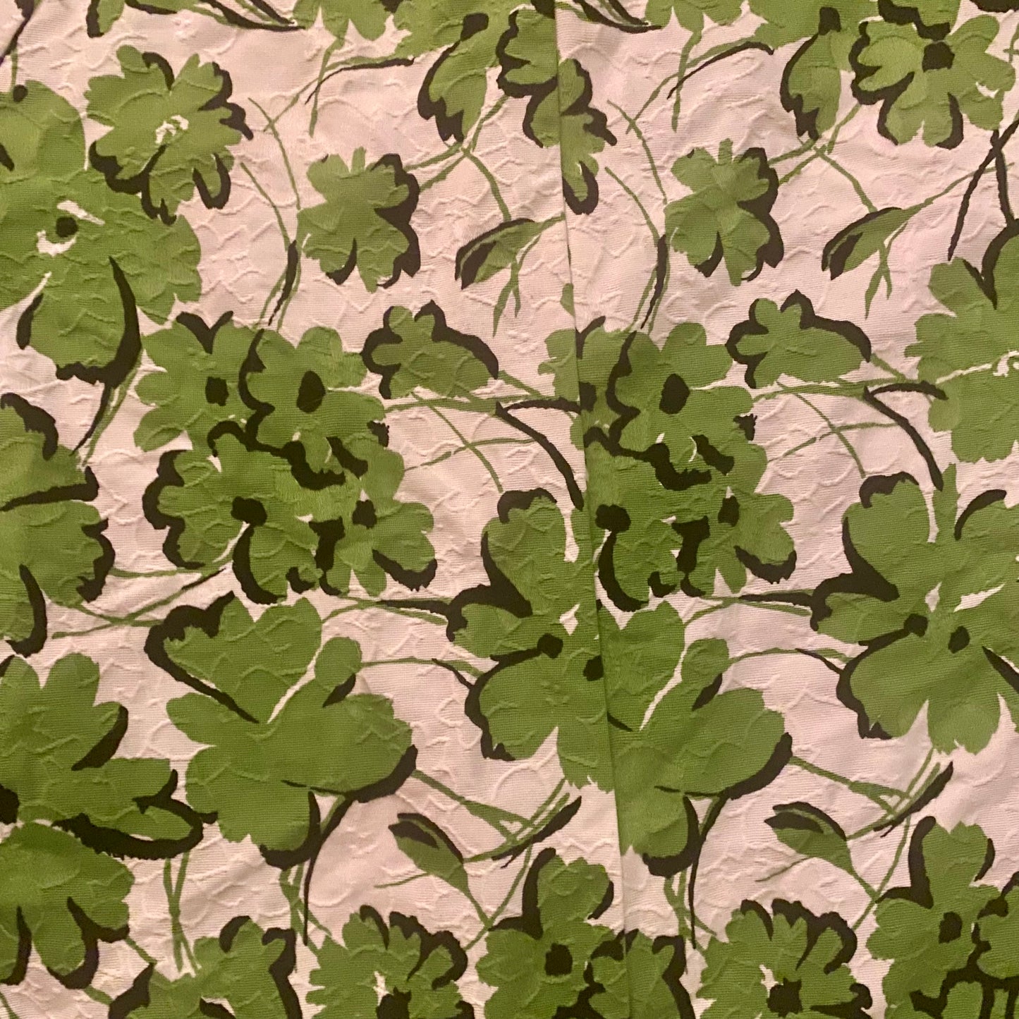Mod Cotton Green Floral Print Jacket (18 W)