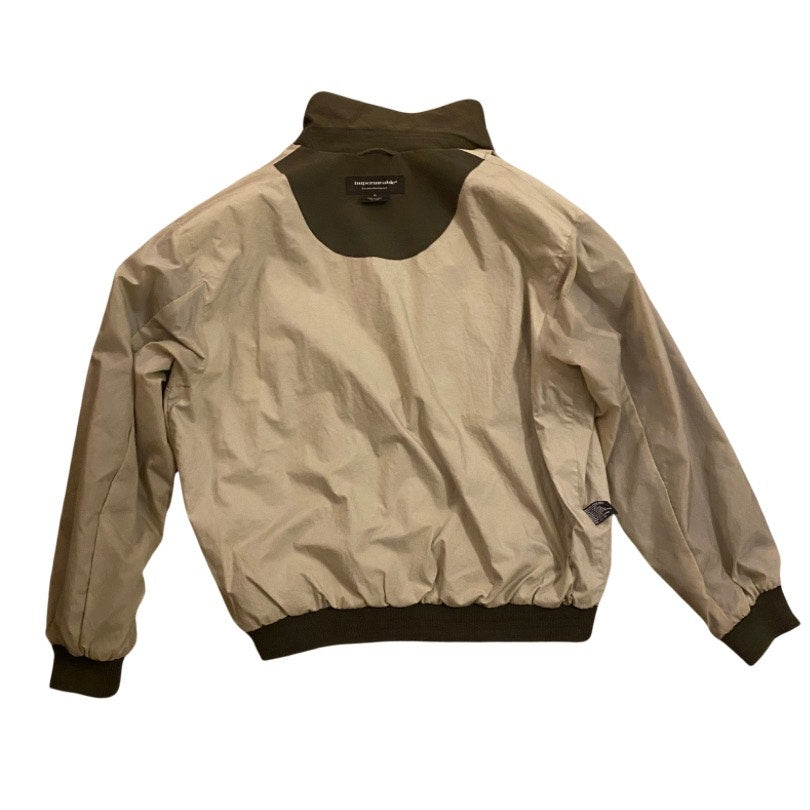 Classic Army Green Faux Suede Bomber Jacket (XL)