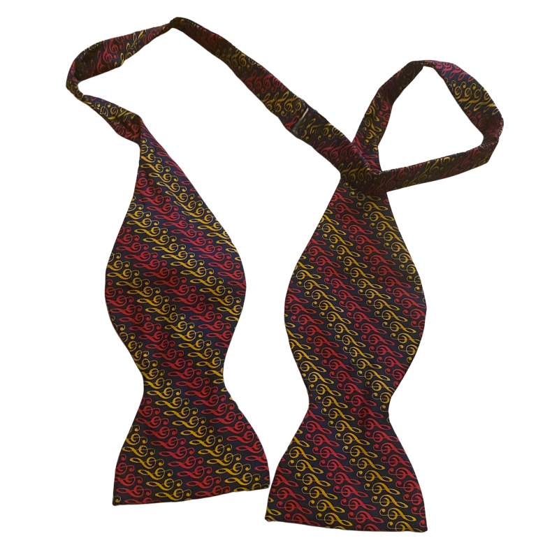 “Nothing But Treble” Silk Self-Tie Bow Tie