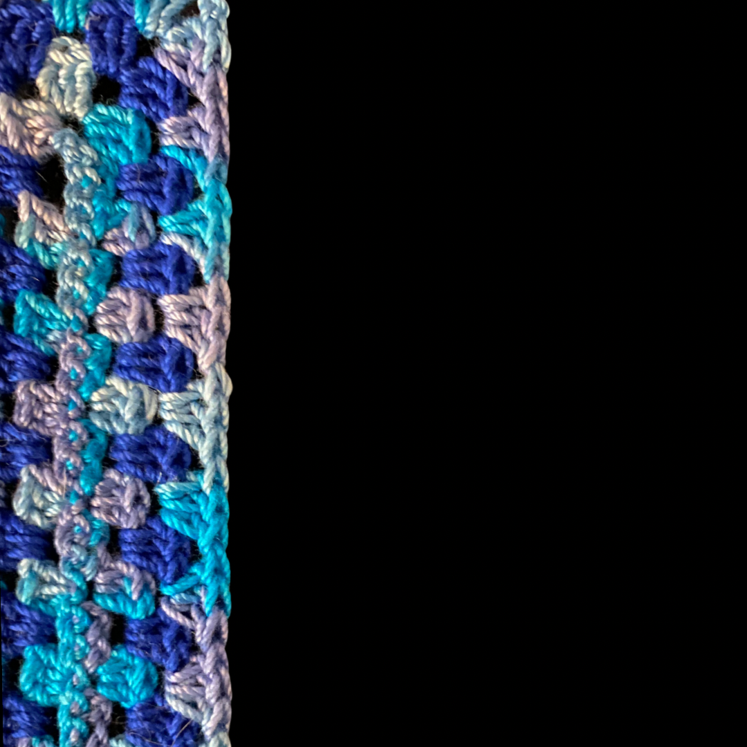 “The Blues” Granny Stitch Micro-Crocheted Bookmarks | Made by Maya