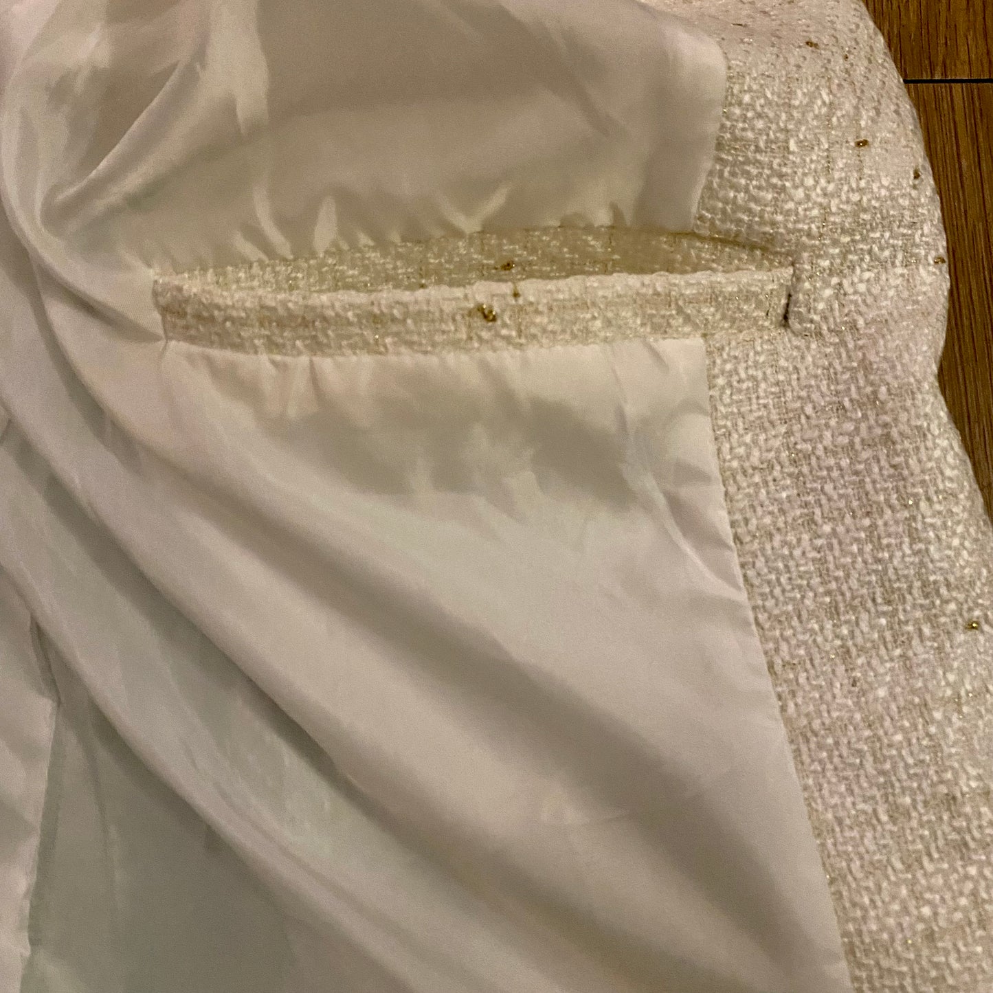 đź”” NWT Mint & Cream Tweed Jacket (L)