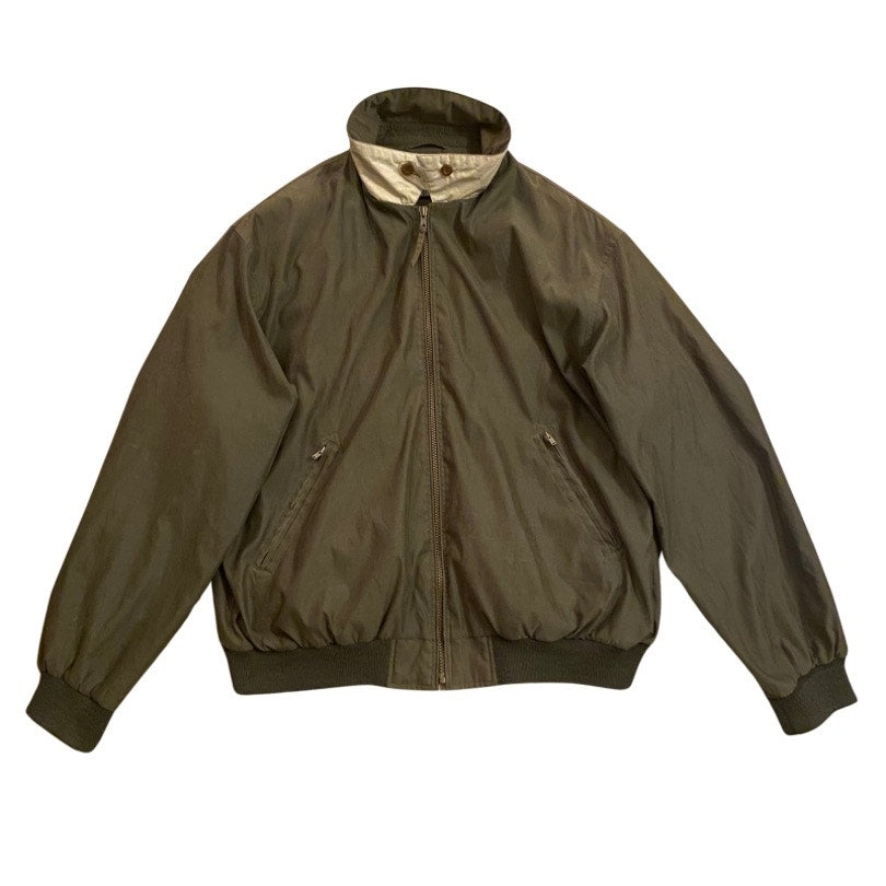 Classic Army Green Faux Suede Bomber Jacket (XL)