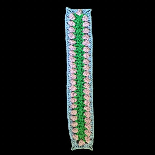 Pastel Tulip Stitch Micro-Crocheted Bookmarks | Made by Maya