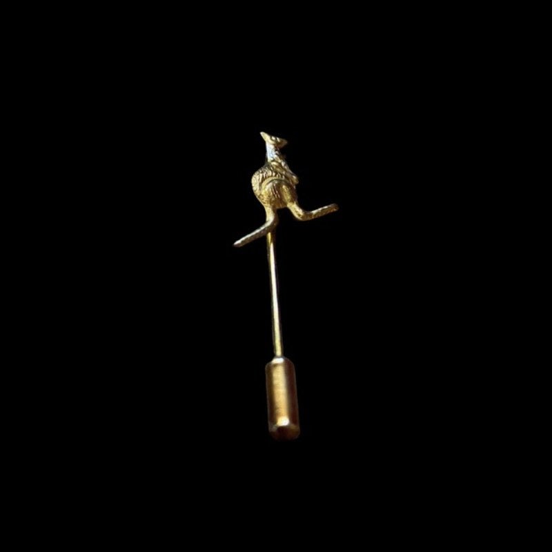 Vintage Small Gold Kangaroo Stick Pin