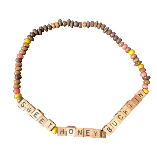 COWBOY CARTER Tracklist Wood Bead Stretch Choker Necklaces | 11:44 Designs by Amber’s Attick