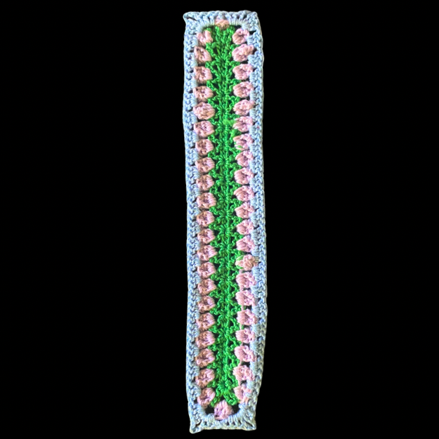 Pastel Tulip Stitch Micro-Crocheted Bookmarks | Made by Maya