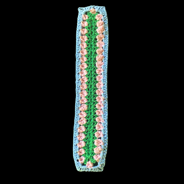 Pastel Tulip Stitch Micro-Crocheted Bookmarks | Made by Maya