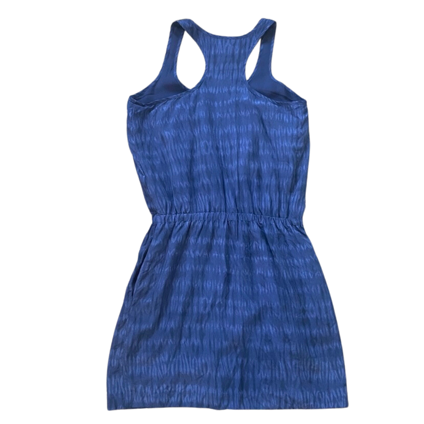 Michael Kors Blue Tie-Dye Sleeveless Racerback Blouson Dress (S/M)