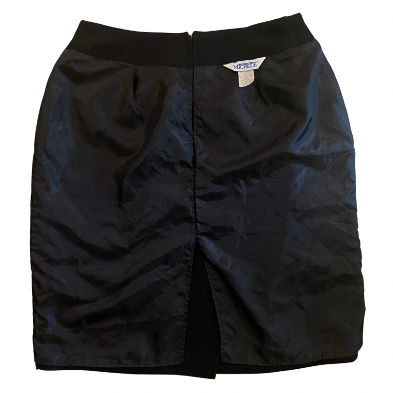American Vintage Classic Black Pencil Skirt (10)