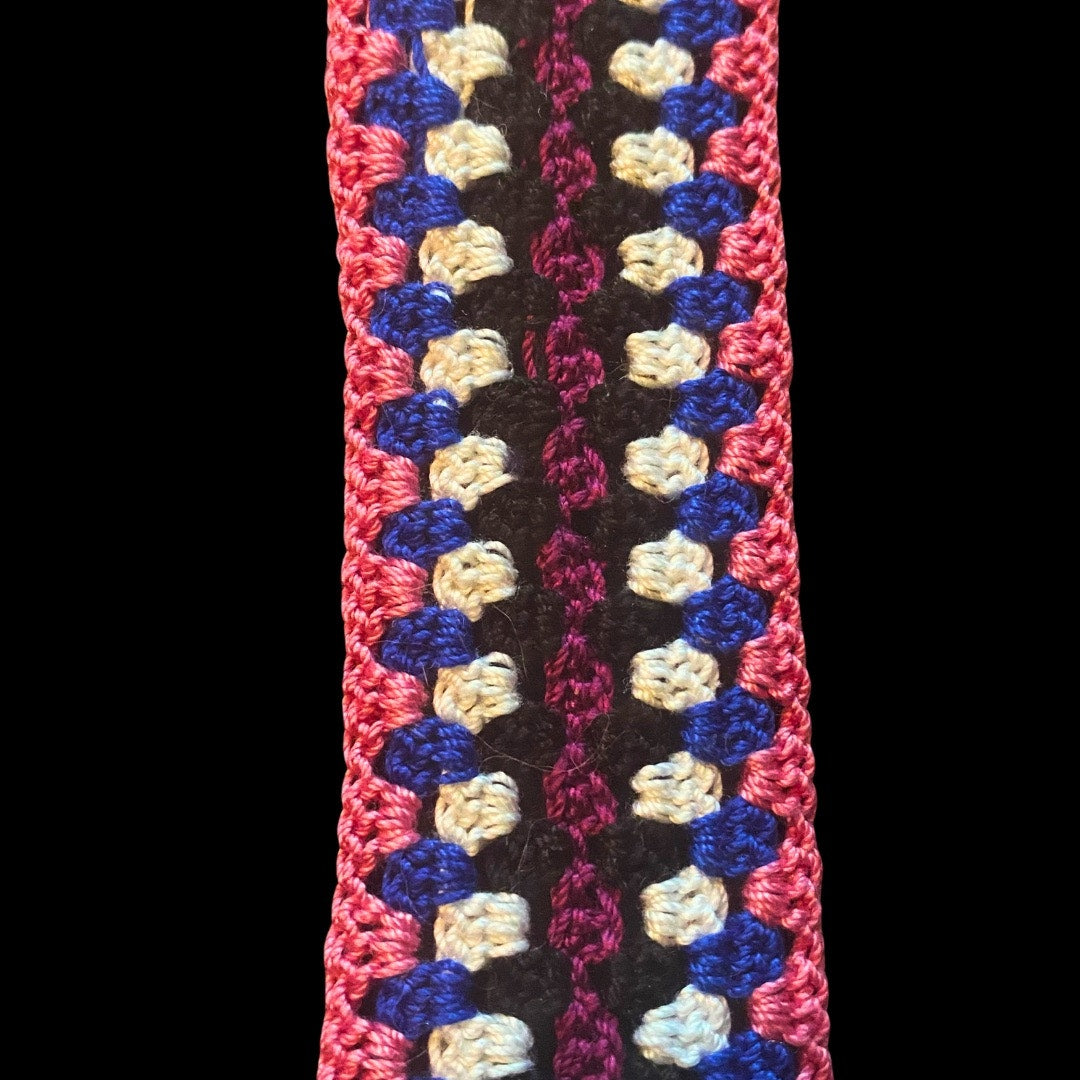 Genderfluid Pride Micro-Crocheted Cotton Bookmark