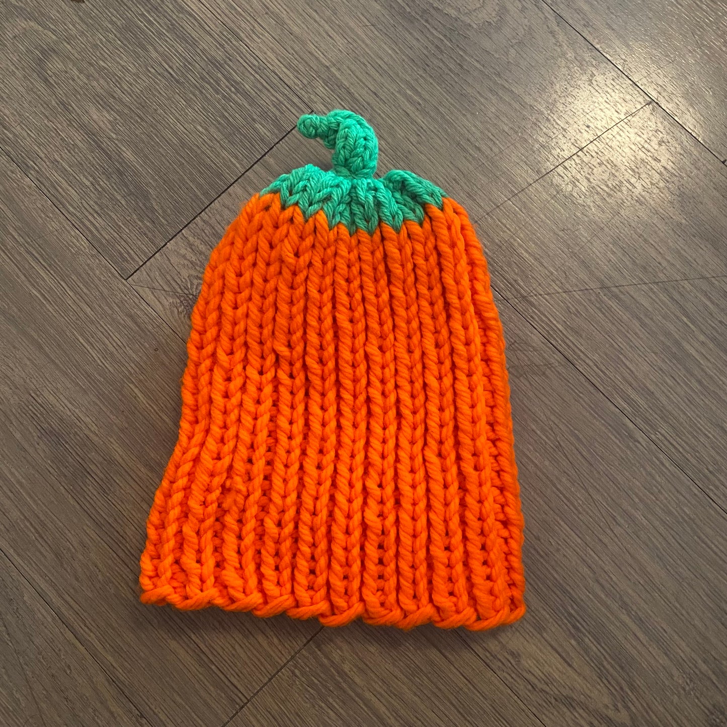Bright Orange Pumpkin Hat