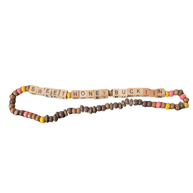 COWBOY CARTER Tracklist Wood Bead Stretch Choker Necklaces | 11:44 Designs by Amber’s Attick