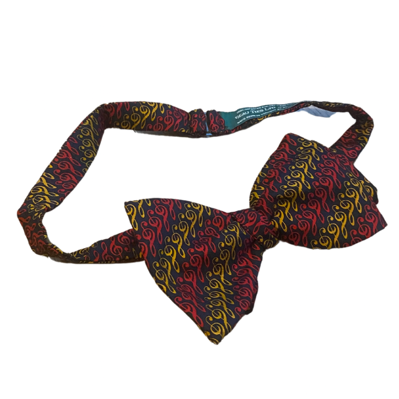 “Nothing But Treble” Silk Self-Tie Bow Tie