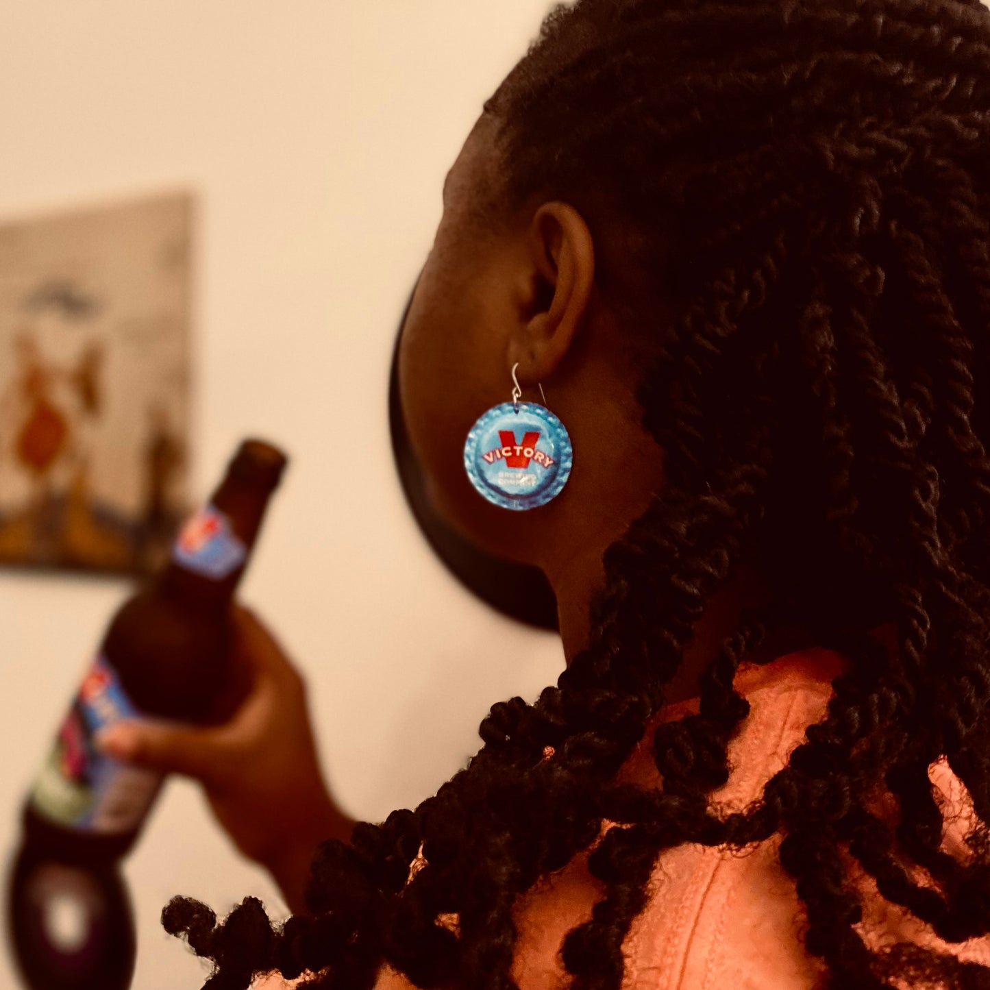 Handmade Recycled Bottlecap Earrings • 11:44 Designs by Amber’s Attick