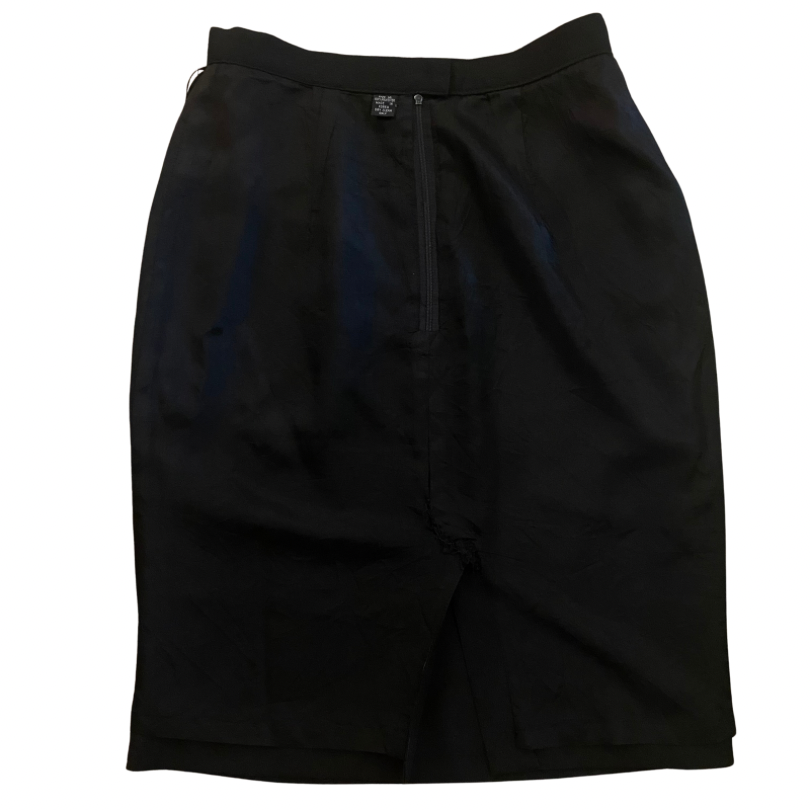 Vintage Classic Black Pencil Skirt (10)