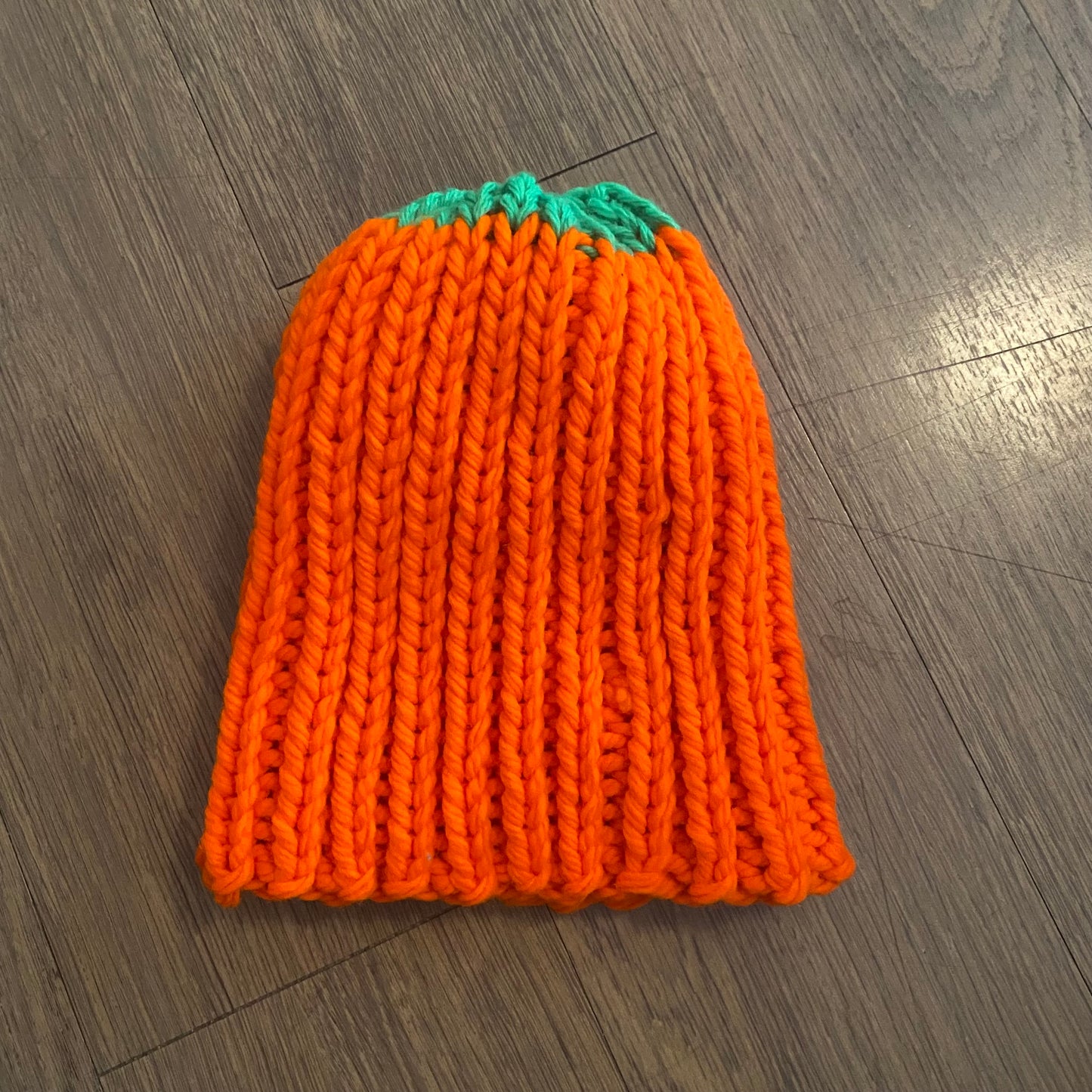 Bright Orange Pumpkin Hat