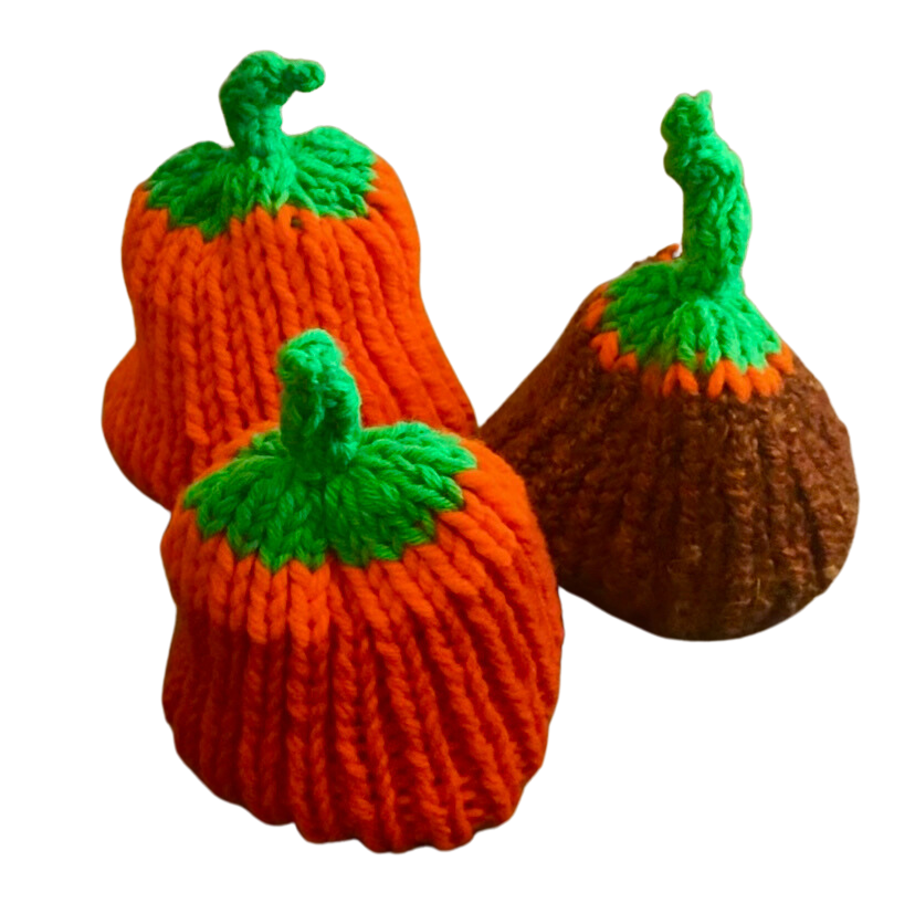 Bright Orange Pumpkin Hat