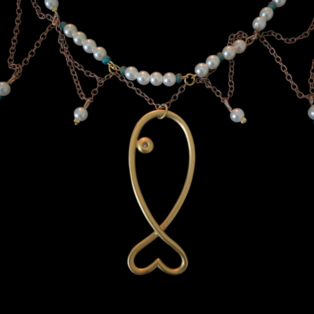 “Just Keep Swimming” | Layered Gold Fish Pendant Necklace