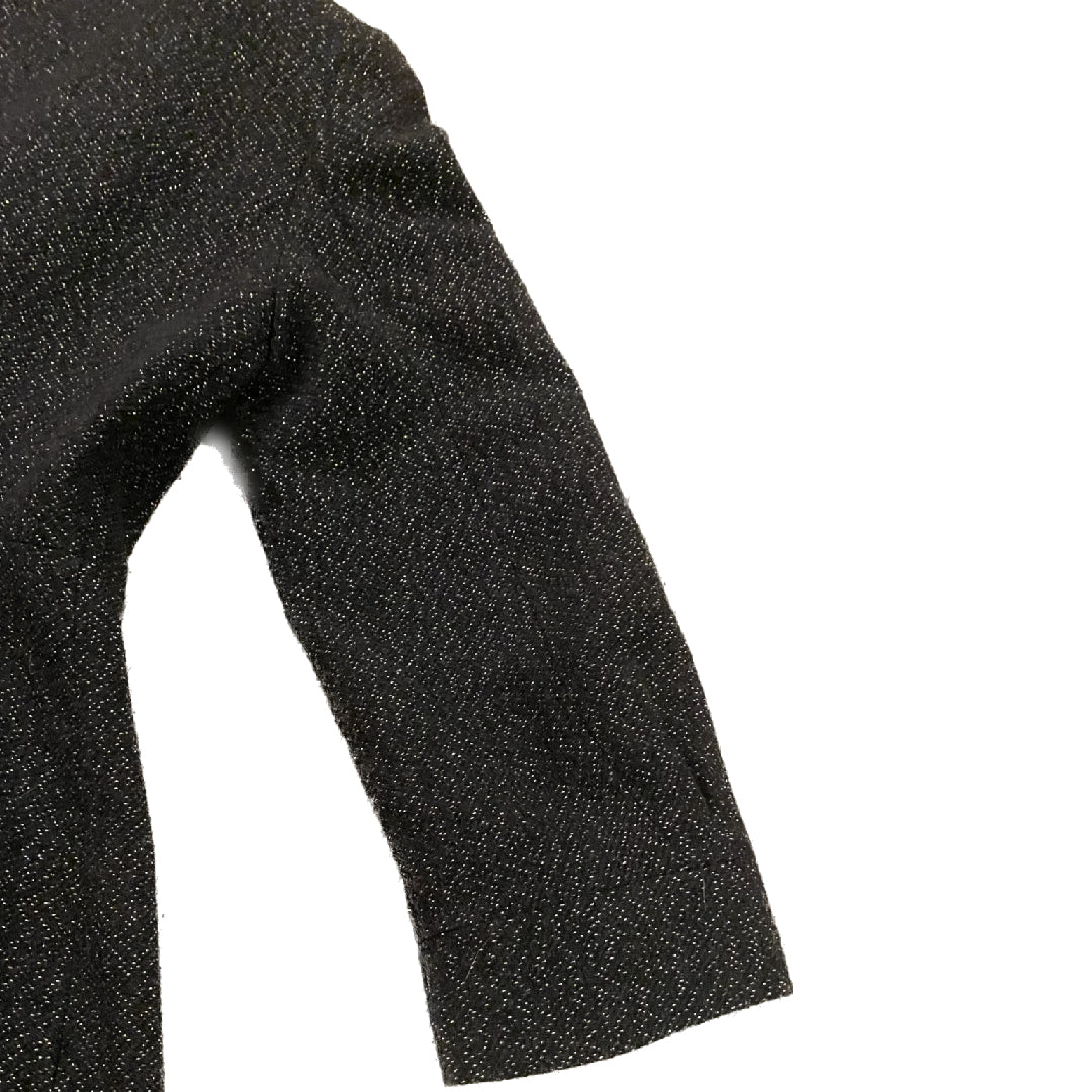 Upcycled Knit Slate Grey/Silver ¾ Sleeve Jacket (S)