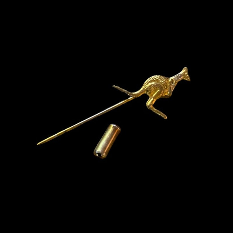 Vintage Small Gold Kangaroo Stick Pin