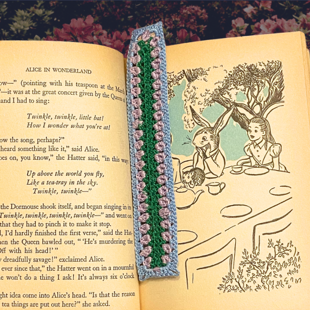 Pastel Tulip Stitch Micro-Crocheted Bookmarks | Made by Maya