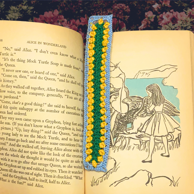 Pastel Tulip Stitch Micro-Crocheted Bookmarks | Made by Maya