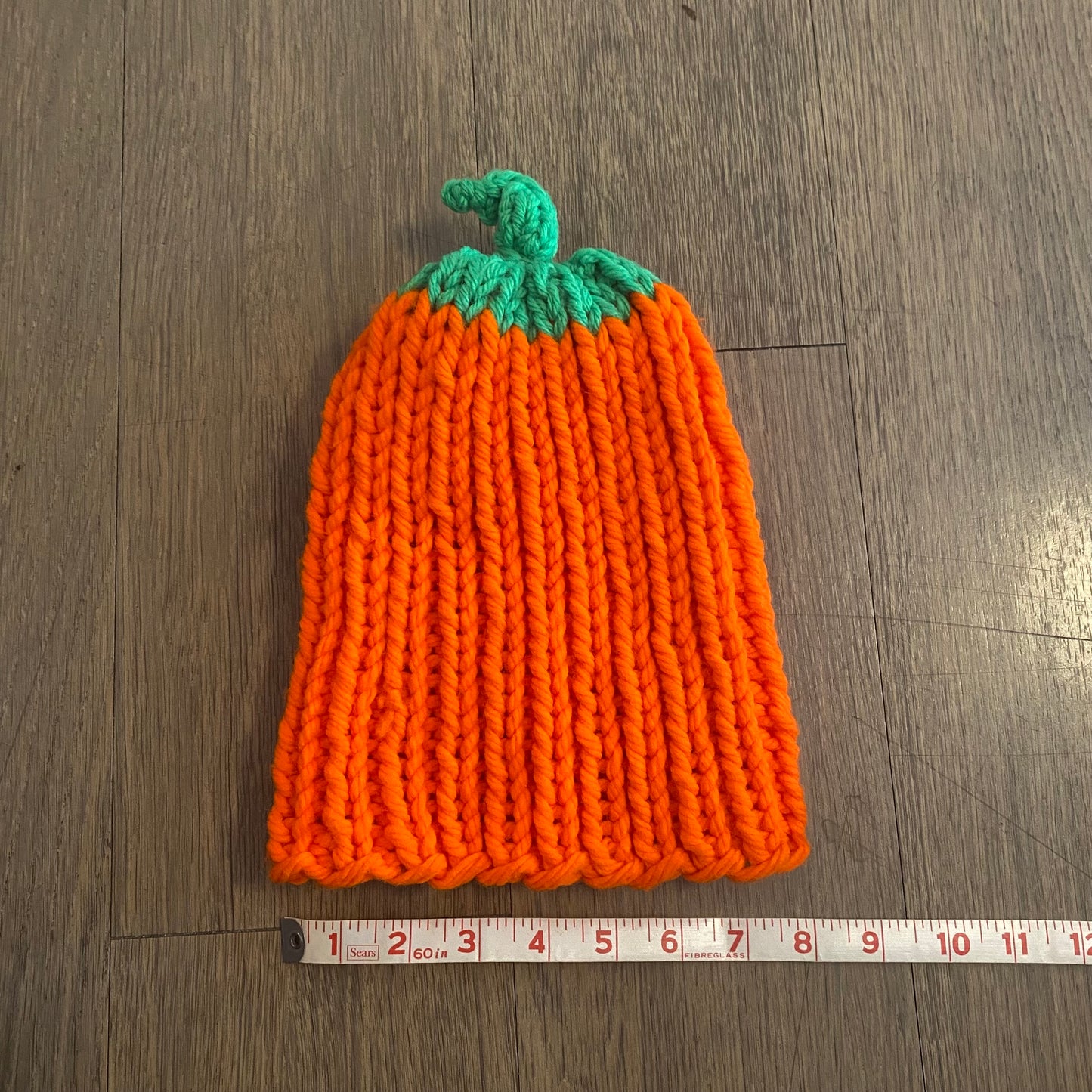 Bright Orange Pumpkin Hat