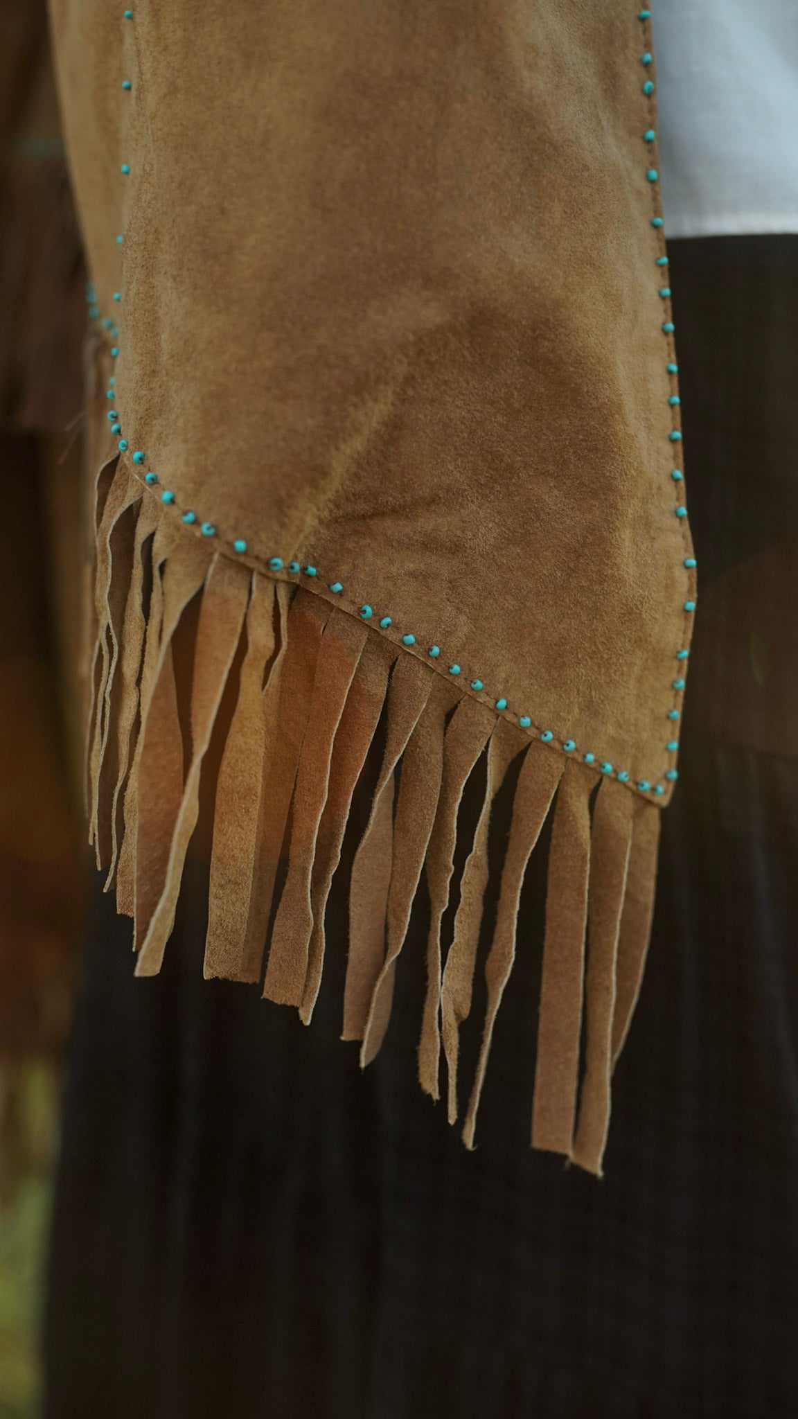 “ALLIIGATOR TEARS” Hand-Beaded Vintage Leather Jacket (18)