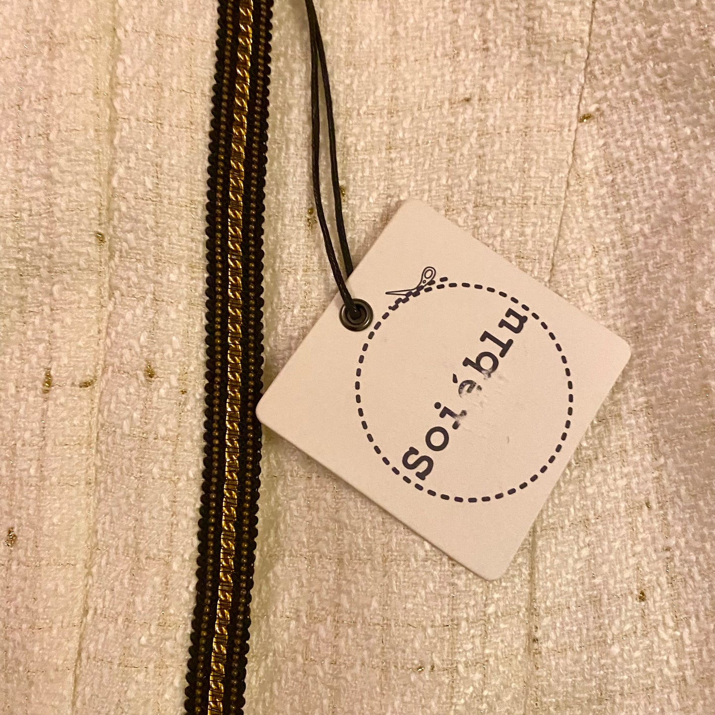 đź”” NWT Mint & Cream Tweed Jacket (L)