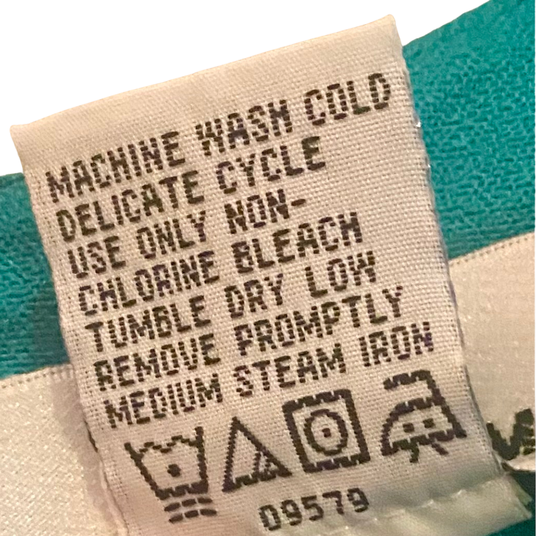 New With Tags - Vintage 80’s Teal Tiered Dress (8)