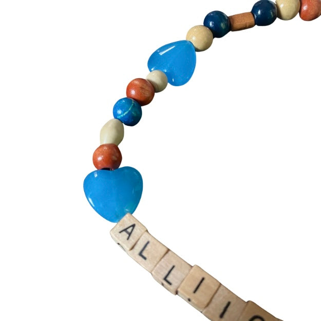 COWBOY CARTER Tracklist Wood Bead Stretch Choker Necklaces | 11:44 Designs by Amber’s Attick