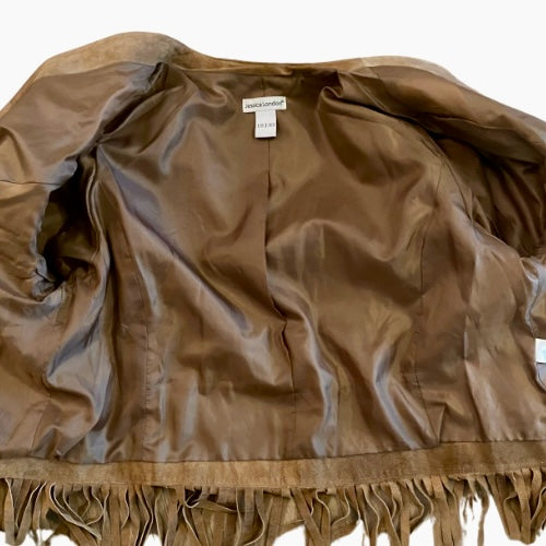 “ALLIIGATOR TEARS” Hand-Beaded Vintage Leather Jacket (18)