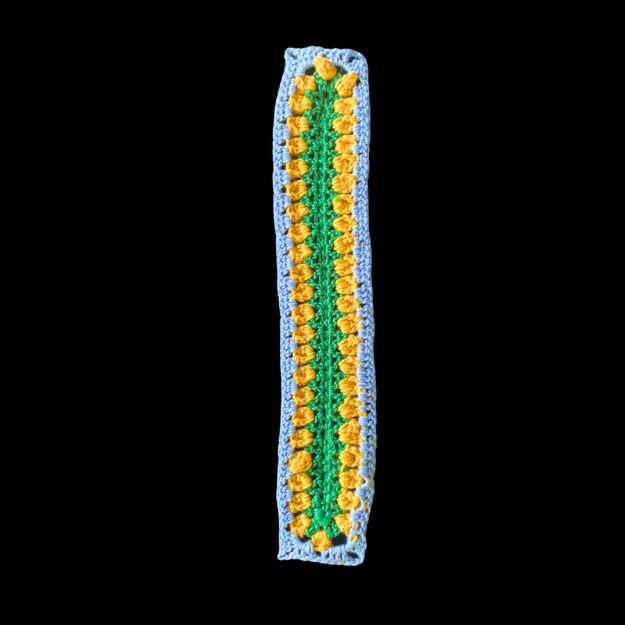 Pastel Tulip Stitch Micro-Crocheted Bookmarks | Made by Maya
