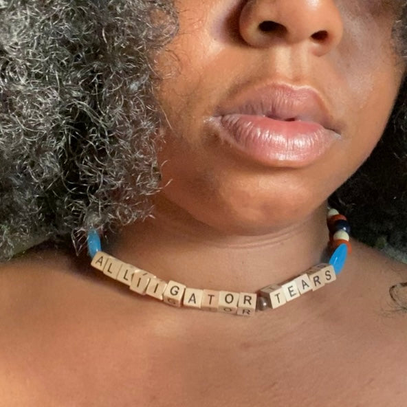 COWBOY CARTER Tracklist Wood Bead Stretch Choker Necklaces | 11:44 Designs by Amber’s Attick