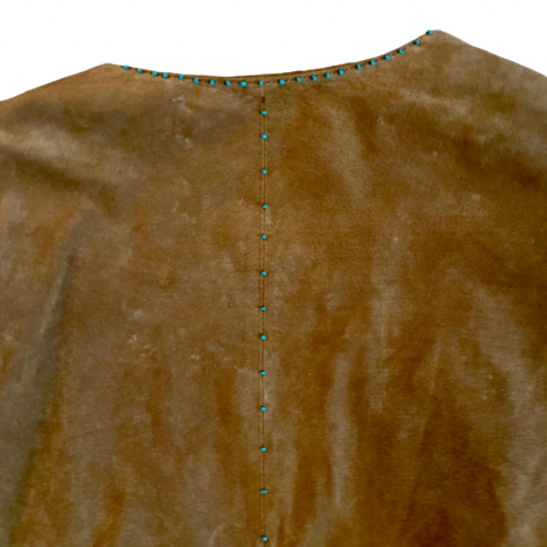 “ALLIIGATOR TEARS” Hand-Beaded Vintage Leather Jacket (18)