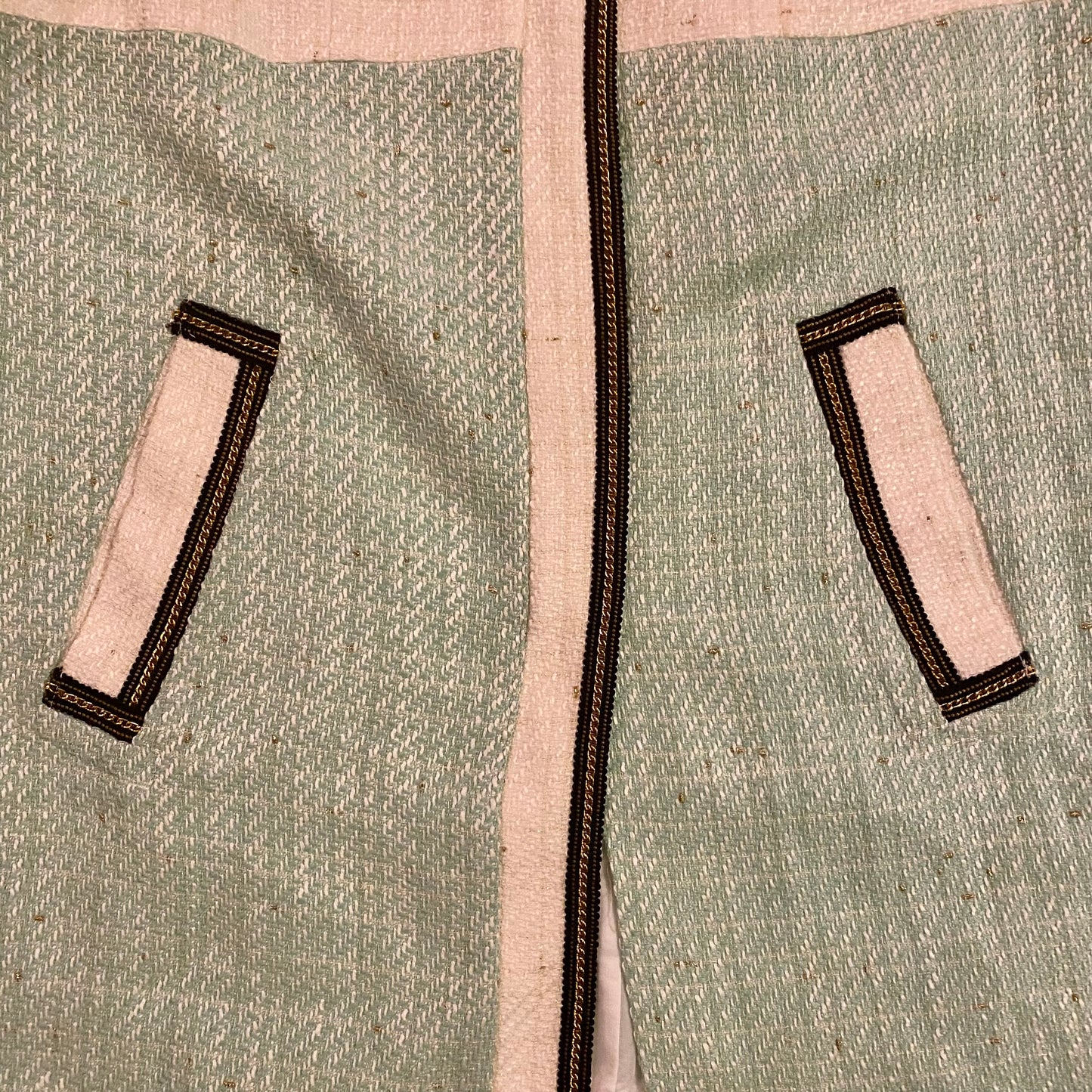 đź”” NWT Mint & Cream Tweed Jacket (L)
