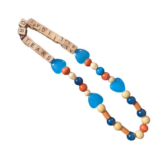 COWBOY CARTER Tracklist Wood Bead Stretch Choker Necklaces | 11:44 Designs by Amber’s Attick