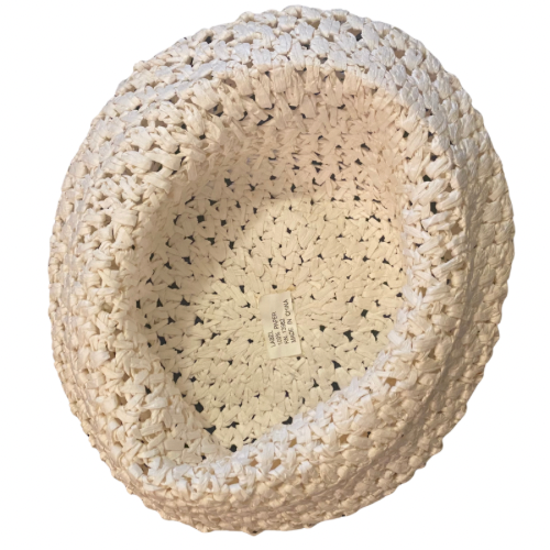 Vintage Unisex 100% Paper White Bucket Hat