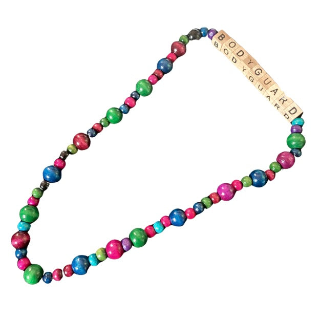 COWBOY CARTER Tracklist Wood Bead Stretch Choker Necklaces | 11:44 Designs by Amber’s Attick