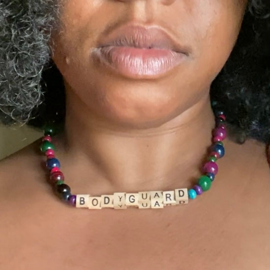COWBOY CARTER Tracklist Wood Bead Stretch Choker Necklaces | 11:44 Designs by Amber’s Attick