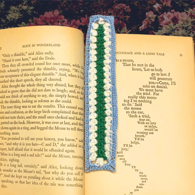 Pastel Tulip Stitch Micro-Crocheted Bookmarks | Made by Maya