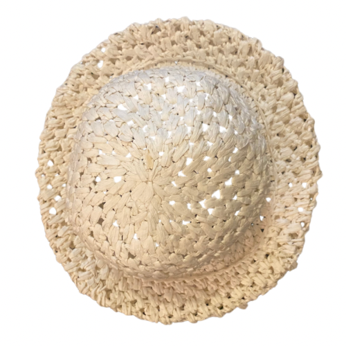 Vintage Unisex 100% Paper White Bucket Hat