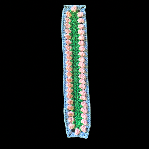 Pastel Tulip Stitch Micro-Crocheted Bookmarks | Made by Maya