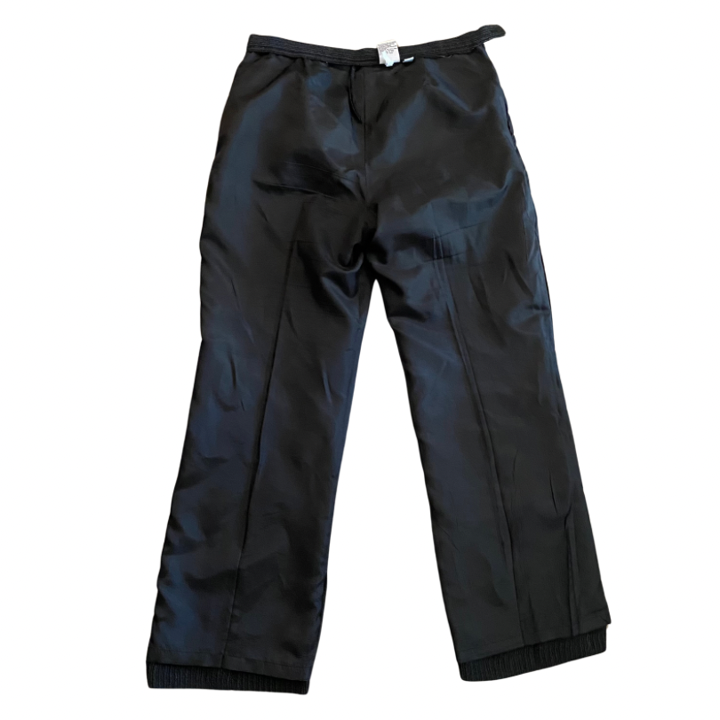 Vintage Black & Silver Pinstriped Trousers (8P)