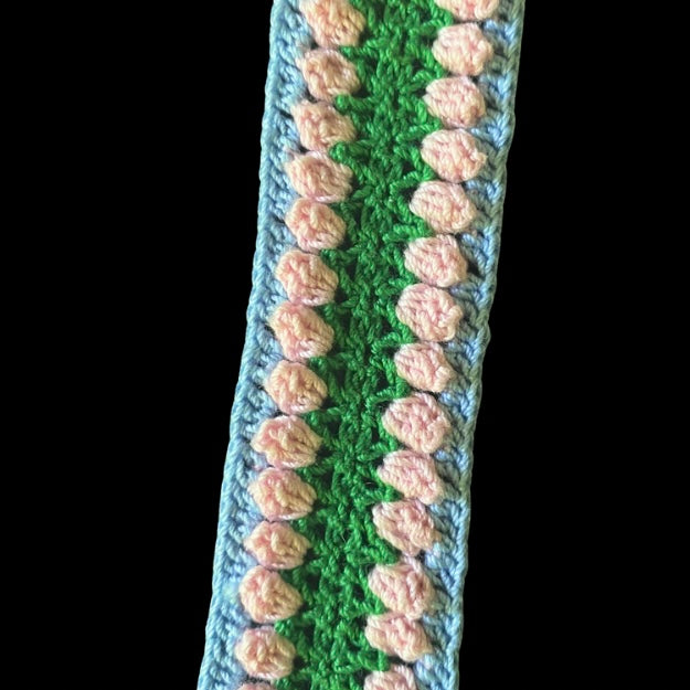 Pastel Tulip Stitch Micro-Crocheted Bookmarks | Made by Maya