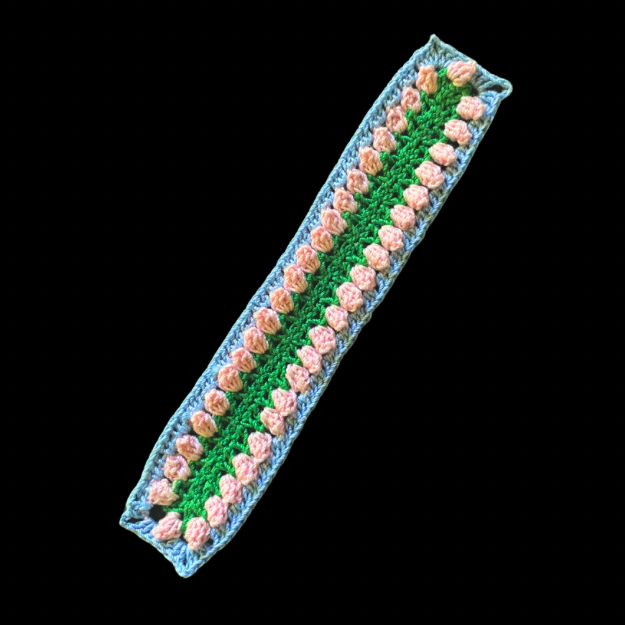 Pastel Tulip Stitch Micro-Crocheted Bookmarks | Made by Maya