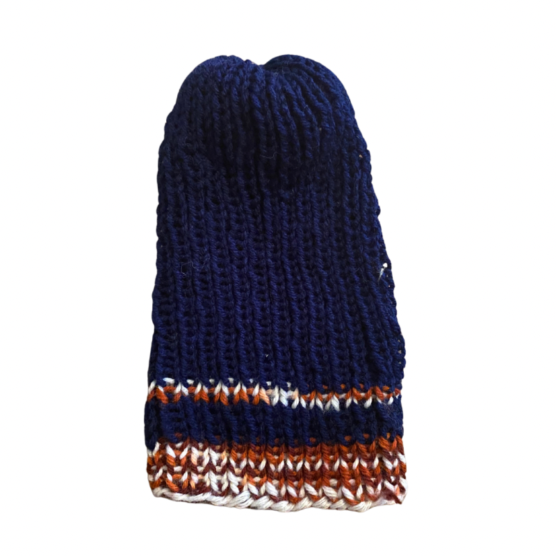 Da Bears Handknit Beanie with Pom-Pom
